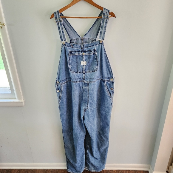 Riveted By Lee Denim - Vintage Riveted By LEE 90s Plus Size Denim Overalls